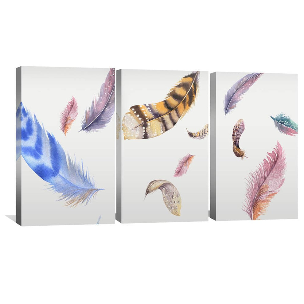 Falling Feather Canvas – ClockCanvas