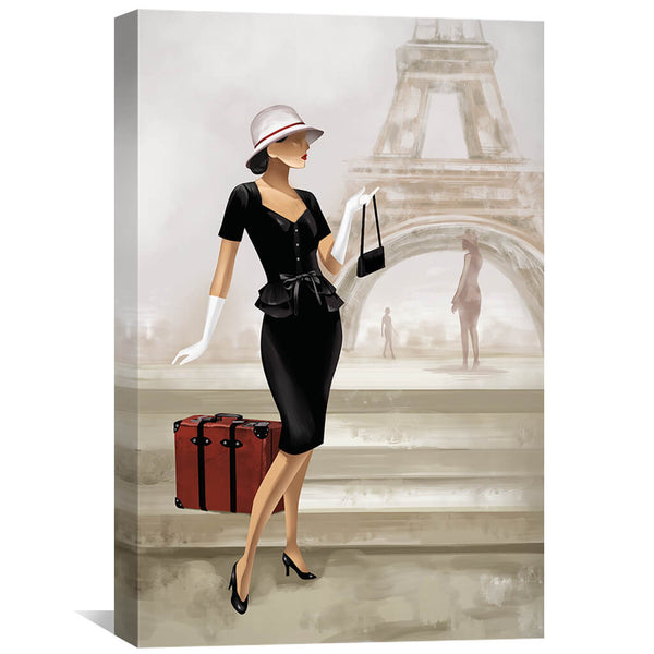 Fashion Icon Canvas Art 30 x 45cm / Unframed Canvas Print Clock Canvas