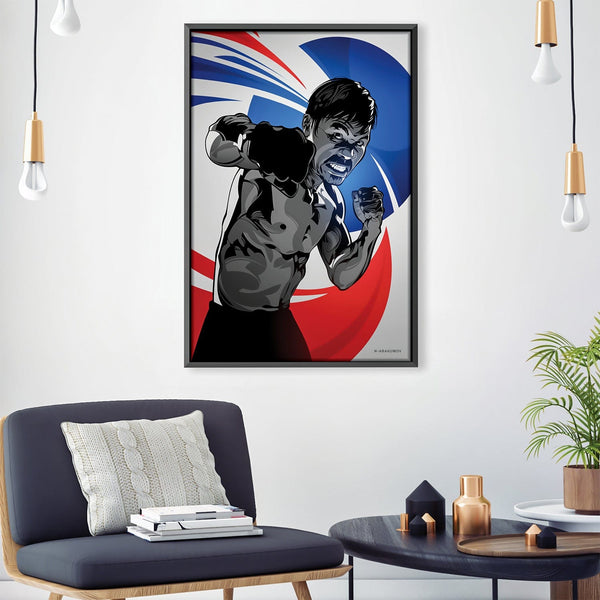 Fighter Manny Pacquiao Canvas Art Clock Canvas