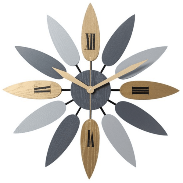 Flora Clock 50cm Clock Canvas