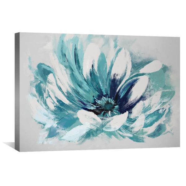 Flower Unfolding Canvas Art 45 x 30cm / Unframed Canvas Print Clock Canvas