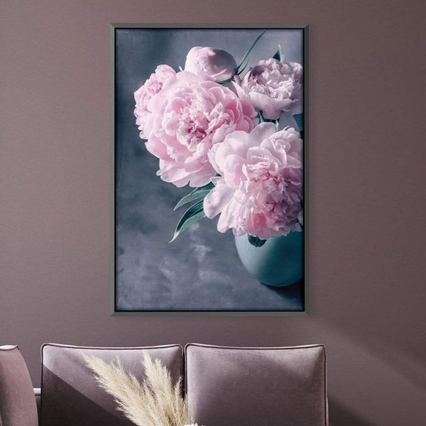 Flower Vase Canvas Art Clock Canvas