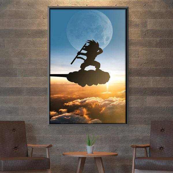 Flying Nimbus Canvas Art Clock Canvas