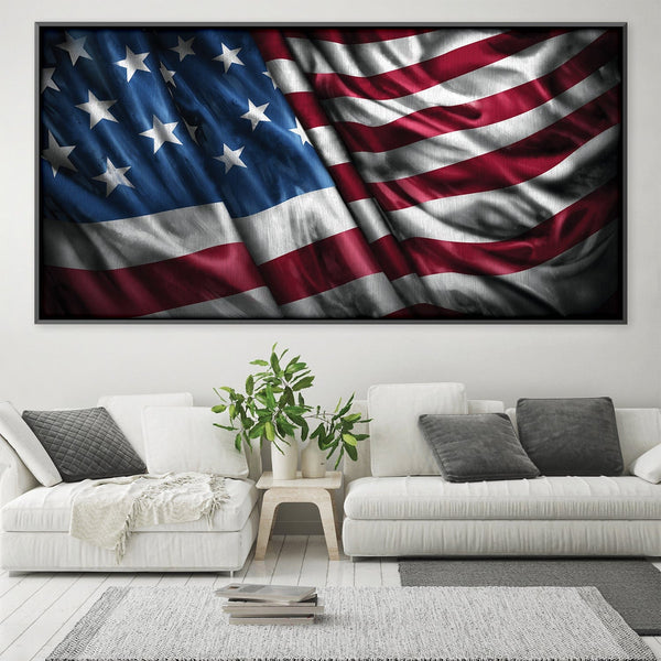 Freedom 50 Canvas Art Clock Canvas