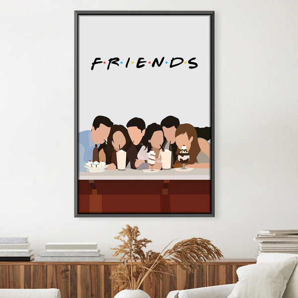 Friends Canvas Art Clock Canvas