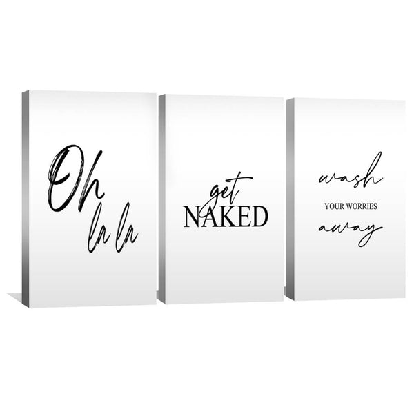 Get Naked Canvas Art Clock Canvas