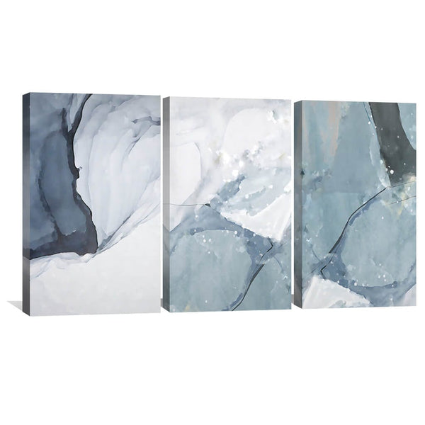 Glacier Canvas Art Clock Canvas