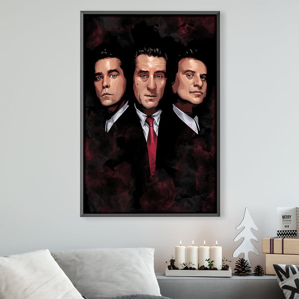 Good Fellas Canvas Art 30 x 45cm / Unframed Canvas Print Clock Canvas