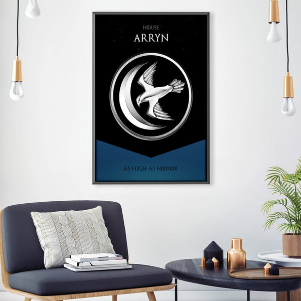 GOT Arryn Canvas Art Clock Canvas