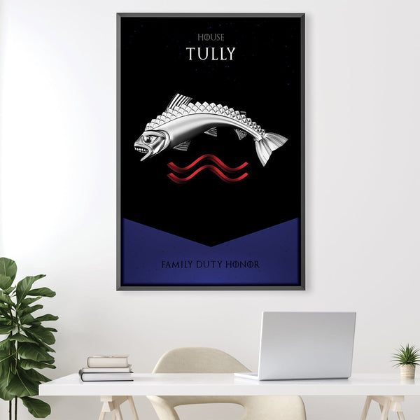 GOT Tully Canvas Art Clock Canvas