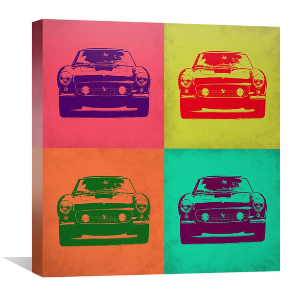 Groovy Speed Demon Canvas Art Clock Canvas