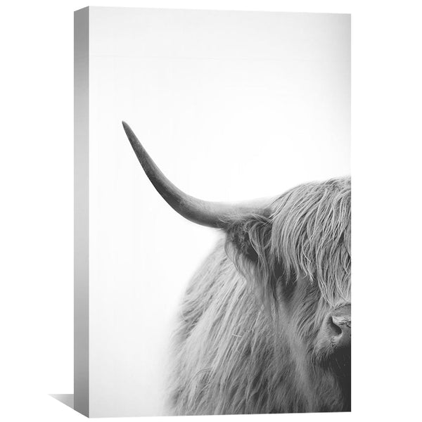 Half Highland Canvas Art Clock Canvas