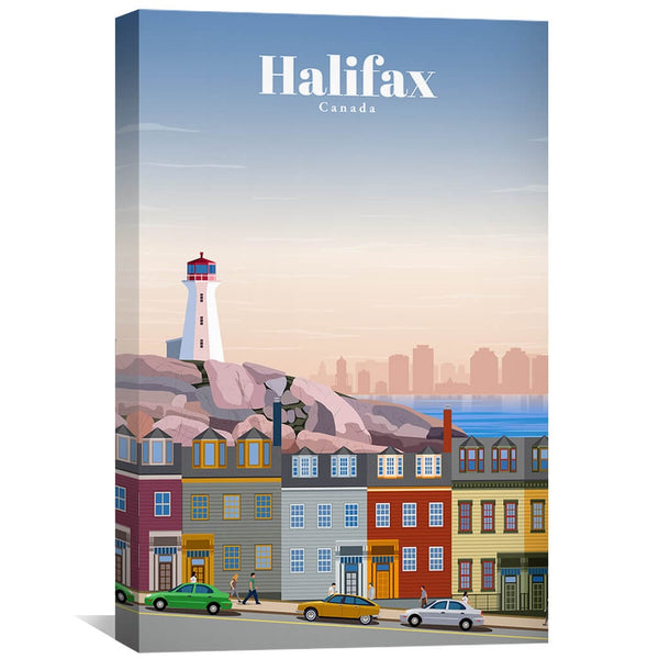 Halifax Canvas - Studio 324 Art 30 x 45cm / Unframed Canvas Print Clock Canvas