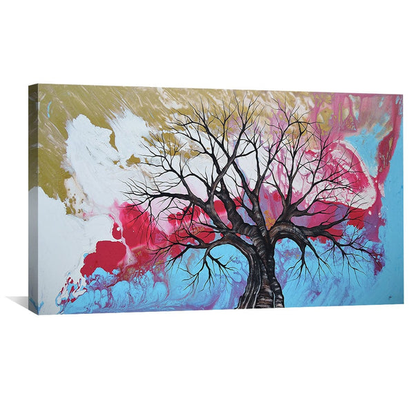 Hidden Treasures Canvas Art Clock Canvas