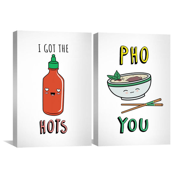 Hot Pho You Canvas Art Clock Canvas