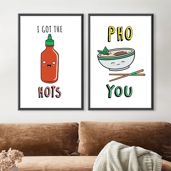 Hot Pho You Canvas Art Clock Canvas