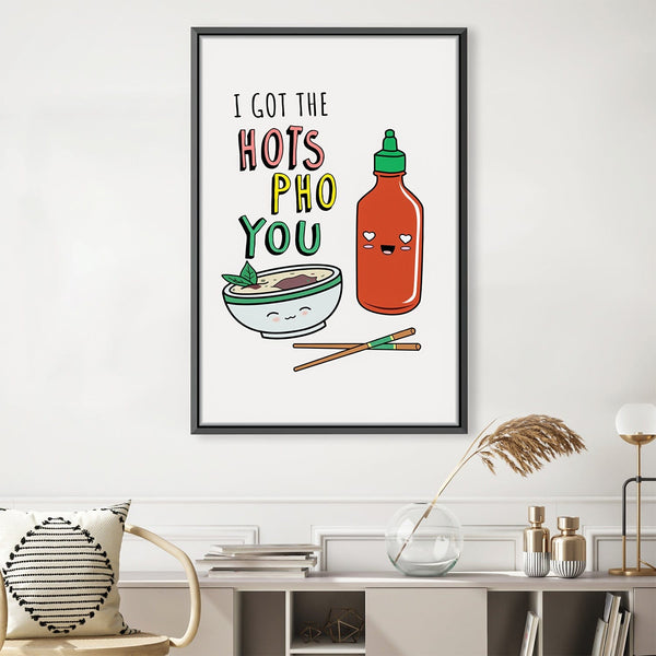 Hot Pho You Canvas Art Clock Canvas