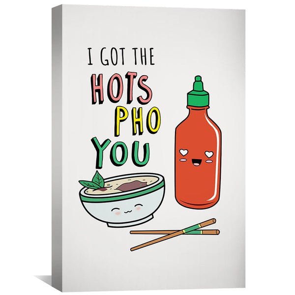 Hot Pho You Canvas Art Clock Canvas