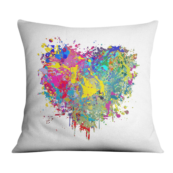 Inked Love Cushion Cushion 45 x 45cm Clock Canvas