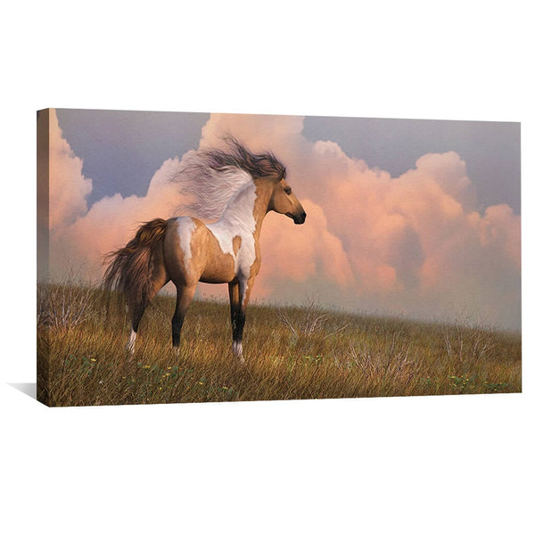 Into the West Canvas Art 50 x 25cm / Unframed Canvas Print Clock Canvas