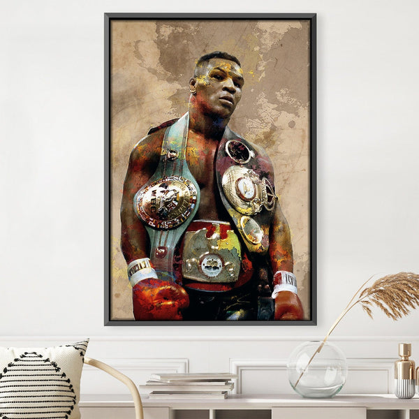 Iron Mike Canvas Art Clock Canvas