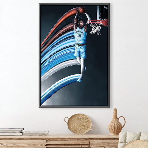 Ja Bounce Canvas Art Clock Canvas