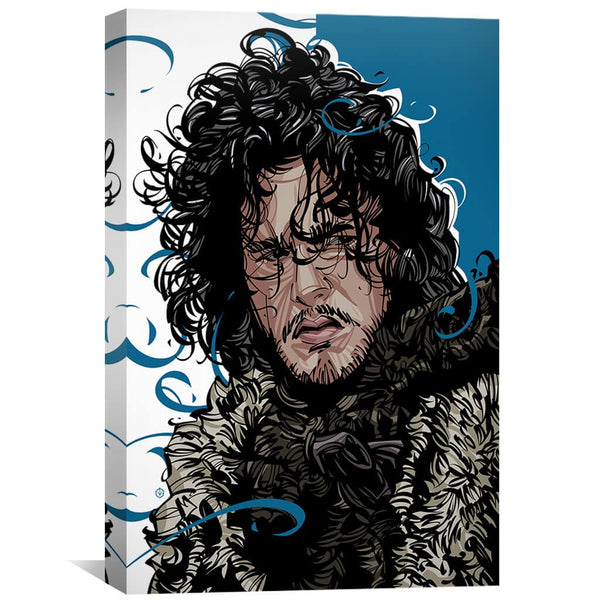 Jon Snow Canvas Art 30 x 45cm / Unframed Canvas Print Clock Canvas