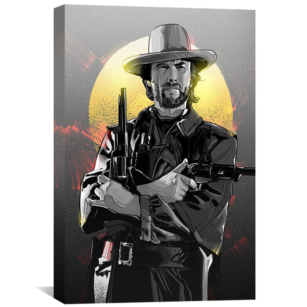 Josey Wales Canvas Art Clock Canvas