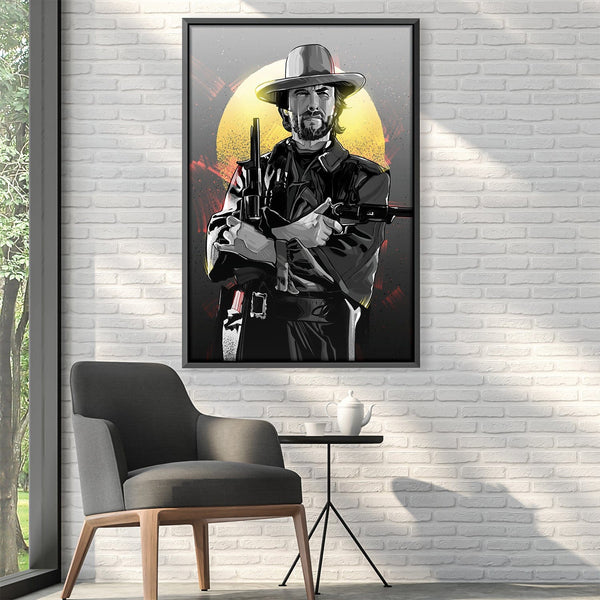 Josey Wales Canvas Art 30 x 45cm / Unframed Canvas Print Clock Canvas