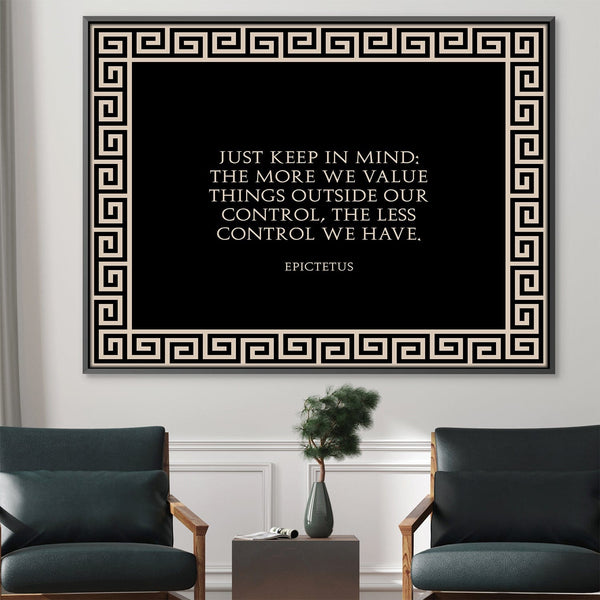 Keep in Mind Canvas Art Clock Canvas