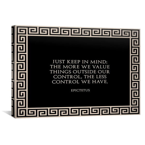 Keep in Mind Canvas Art 30 x 45cm / Standard Gallery Wrap Clock Canvas