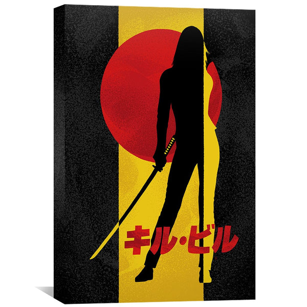 Kill Bill 2 Canvas Art Clock Canvas