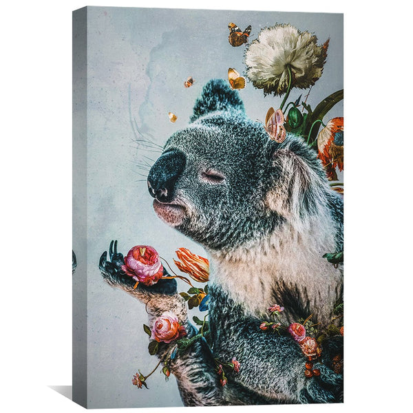 Koala Canvas Art Clock Canvas