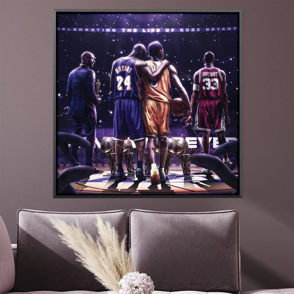 KOBE THROUGH Canvas Art 30 x 30cm / Unframed Canvas Print Clock Canvas