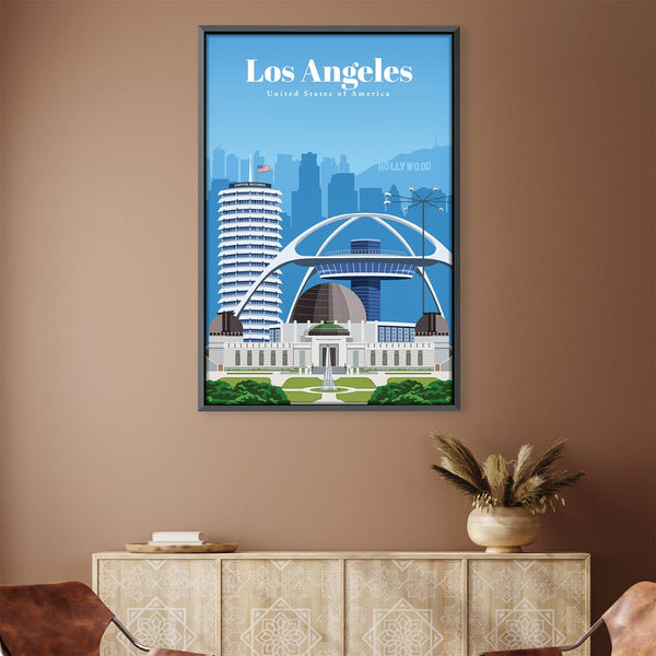 LA Canvas - Studio 324 Art Clock Canvas