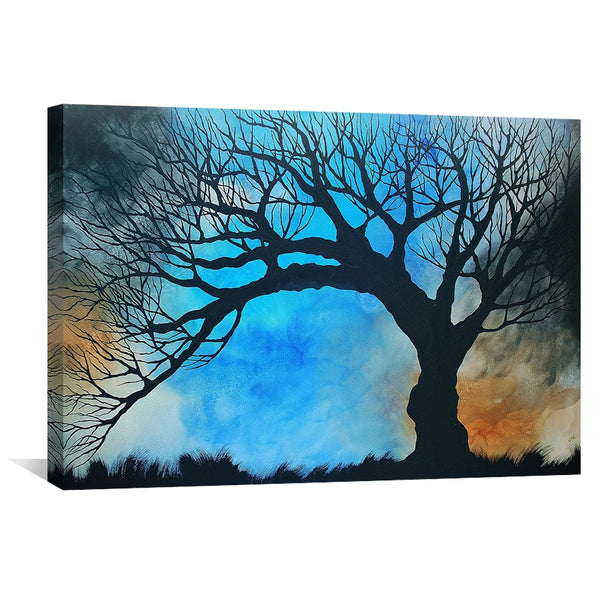 Lapis Windsong Canvas Art Clock Canvas