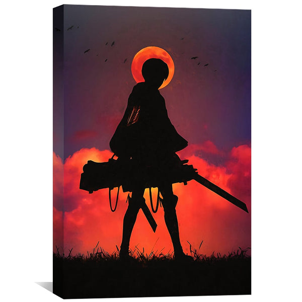 Levi Canvas Art Clock Canvas