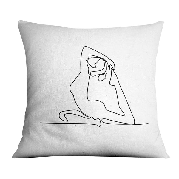 Line Serenity B Cushion Cushion 45 x 45cm Clock Canvas