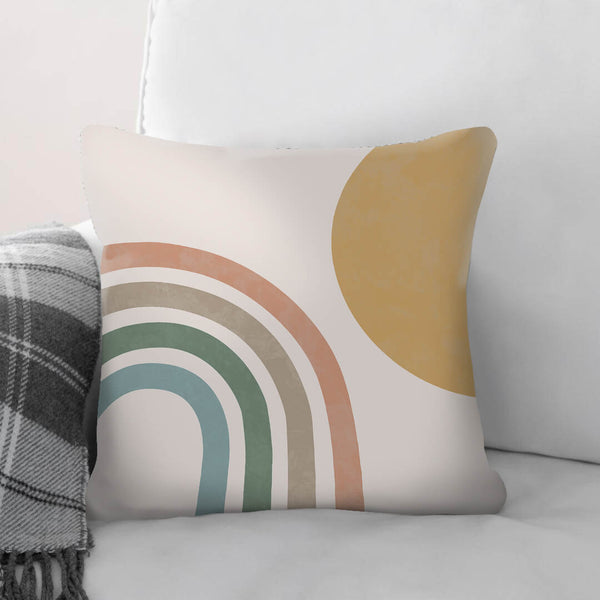 Lines and Circles A Cushion Cushion 45 x 45cm Clock Canvas