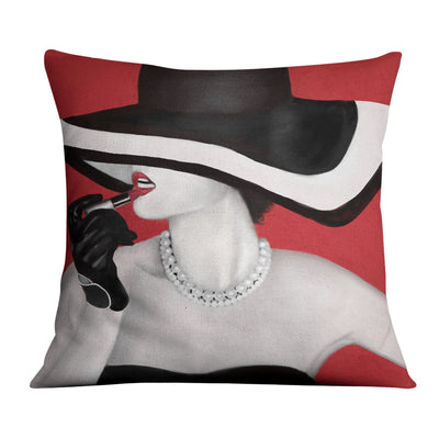 Lipstick Icons Cushion Cushion Cushion Square Clock Canvas