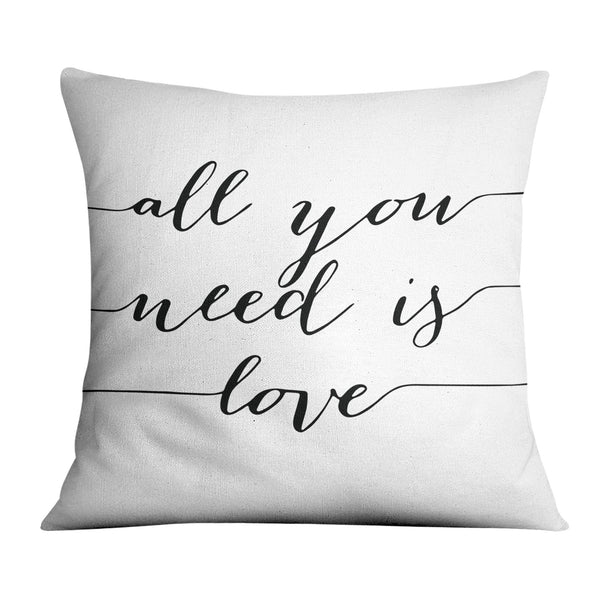 Live Simply C Cushion Cushion 45 x 45cm Clock Canvas