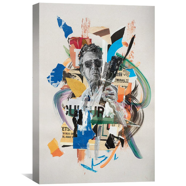 Lou Reed Canvas Art Clock Canvas