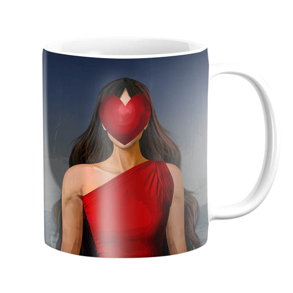 Love Wear a Red Dress Mug Mug White Clock Canvas