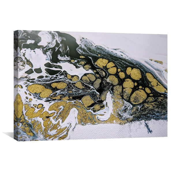 Luxe II Canvas Art Clock Canvas