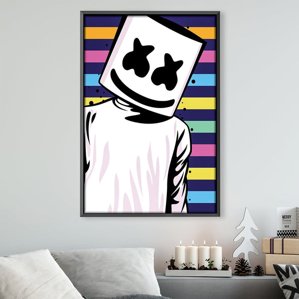 Marshmello 1 Canvas Art Clock Canvas