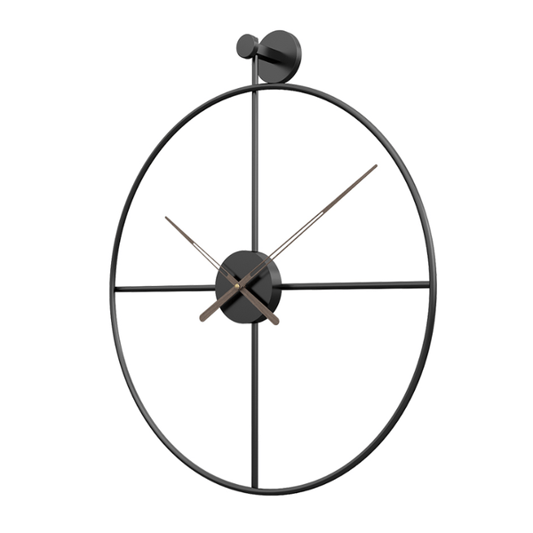 Milano Clock 50cm / Black Clock Canvas