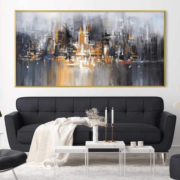 Millennium Cityscape Canvas Art Clock Canvas