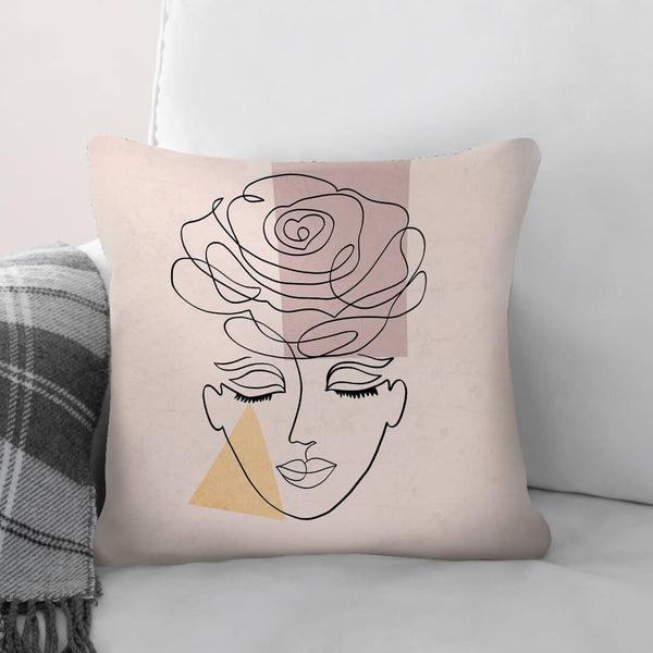 Minimal Beauty B Cushion Cushion 45 x 45cm Clock Canvas