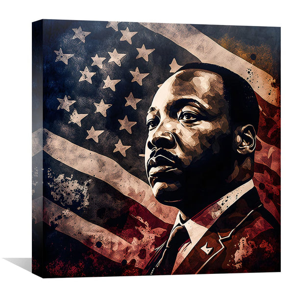 MLK Canvas Art Clock Canvas