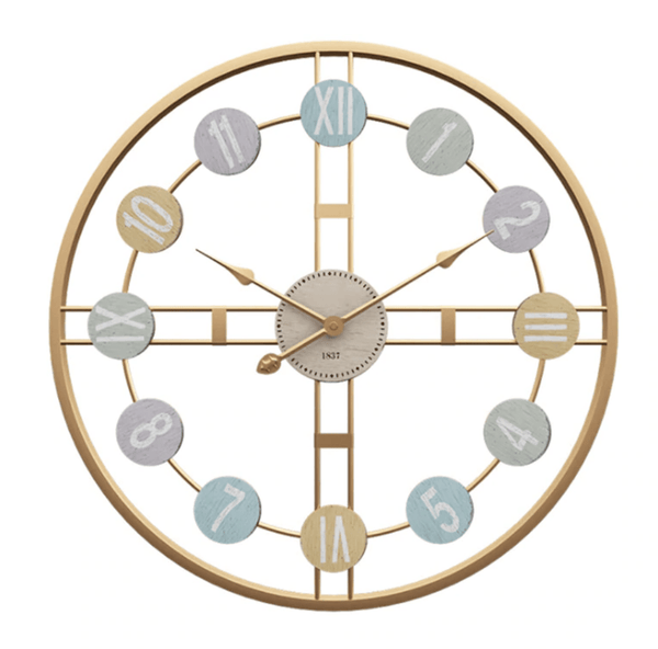 Modena Clock Gold / 50cm Clock Canvas